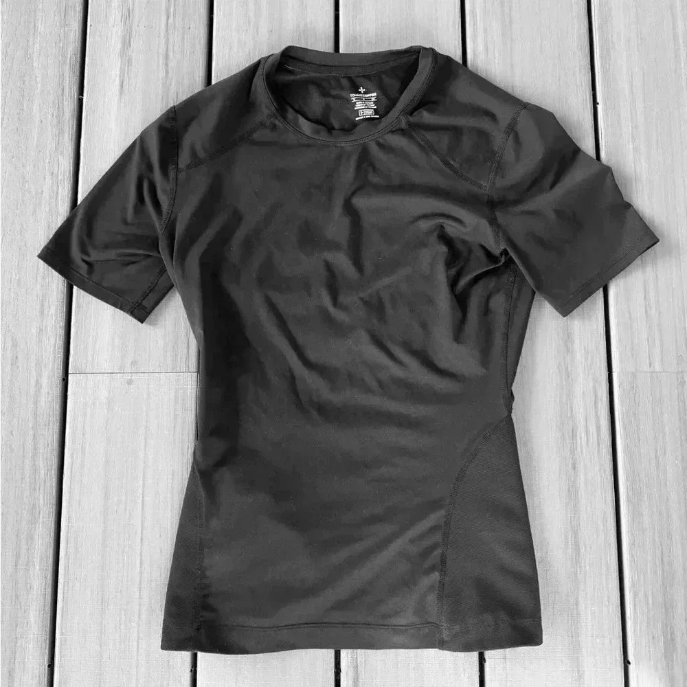 Tommie Copper Pro Fit Lumbar Spine‎ Lower Back Support Compression Shirt Mens S